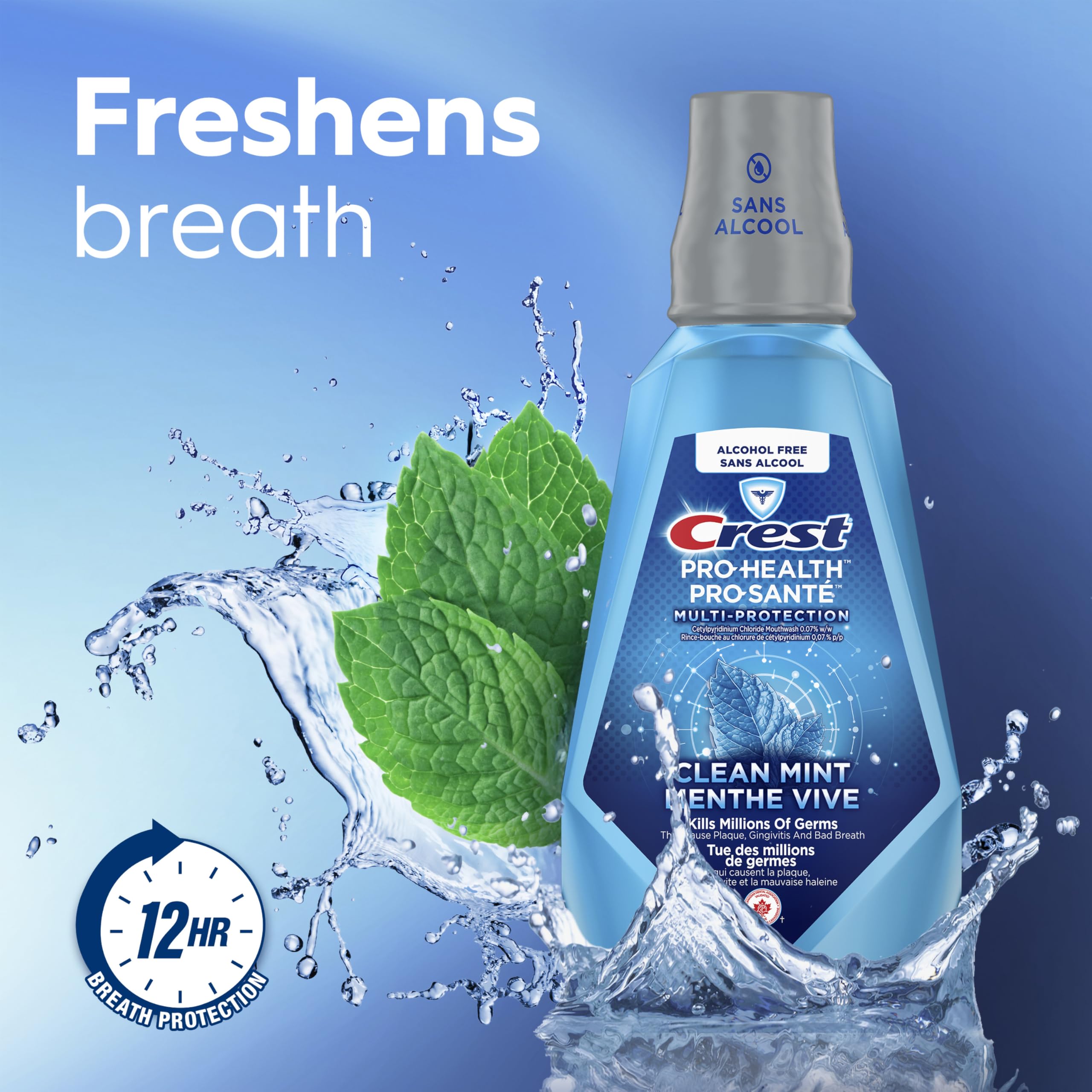Crest Pro-Health Alcohol-Free Mouthwash