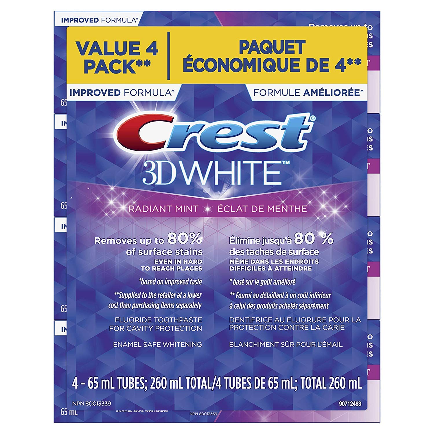 Crest 3D White Advanced Teeth Whitening Toothpaste