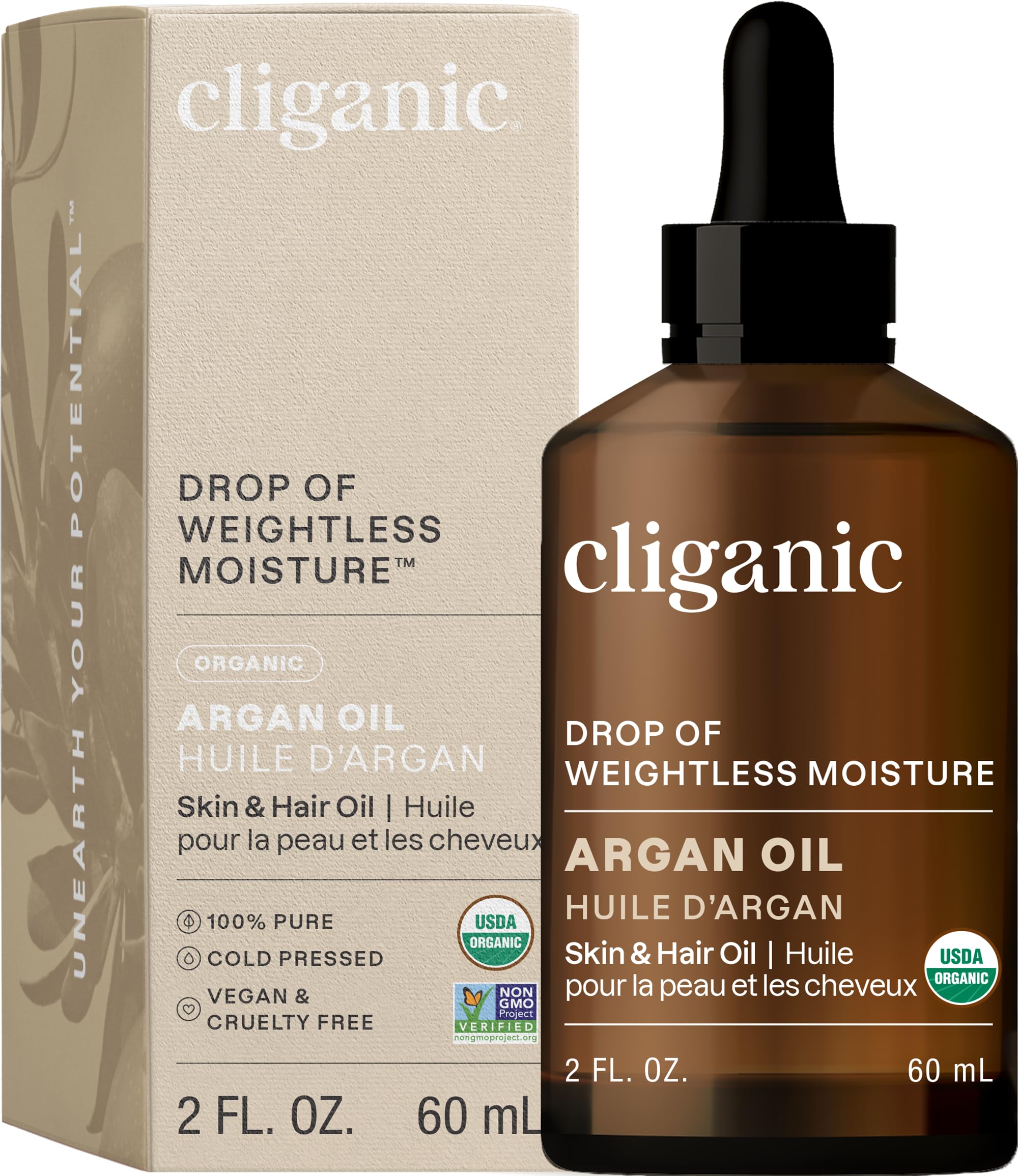 Cliganic USDA Organic Argan Oil