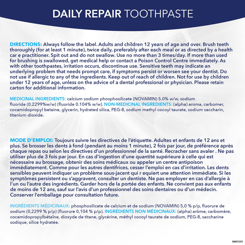 Sensodyne Repair and Protect Extra Fresh Toothpaste