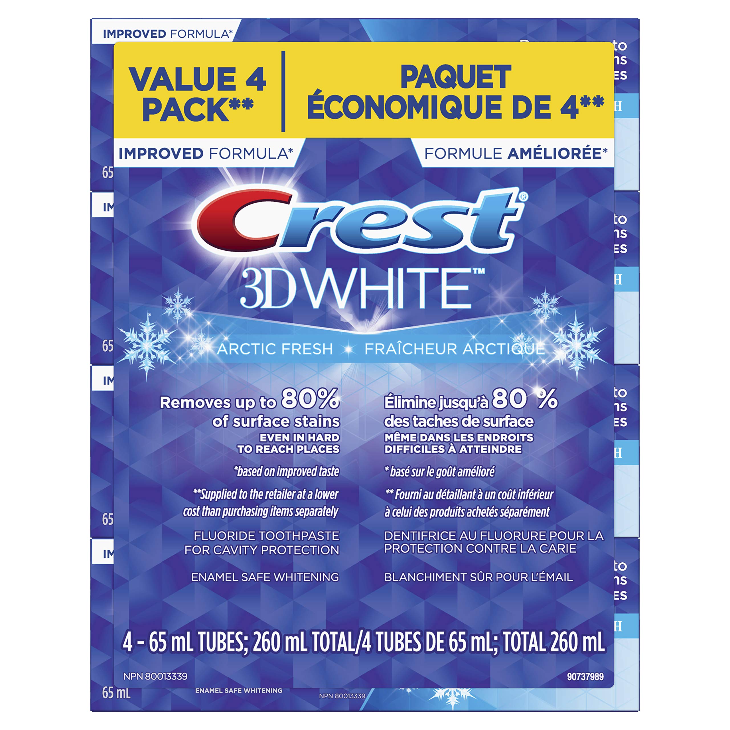 Crest 3D White Advanced Teeth Whitening Toothpaste